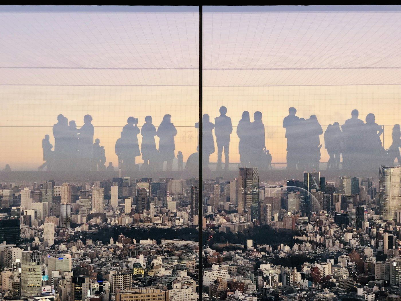 東京を望む